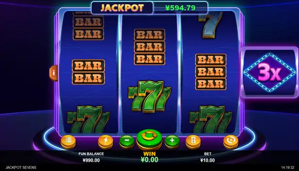 Jackpots Sevens Review