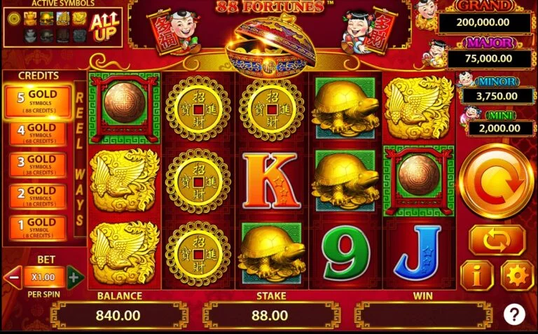 88 Fortunes slot machine strategy